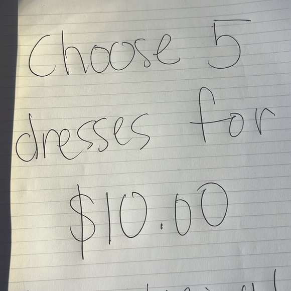 5 dresses for $10 - Picture 2 of 2